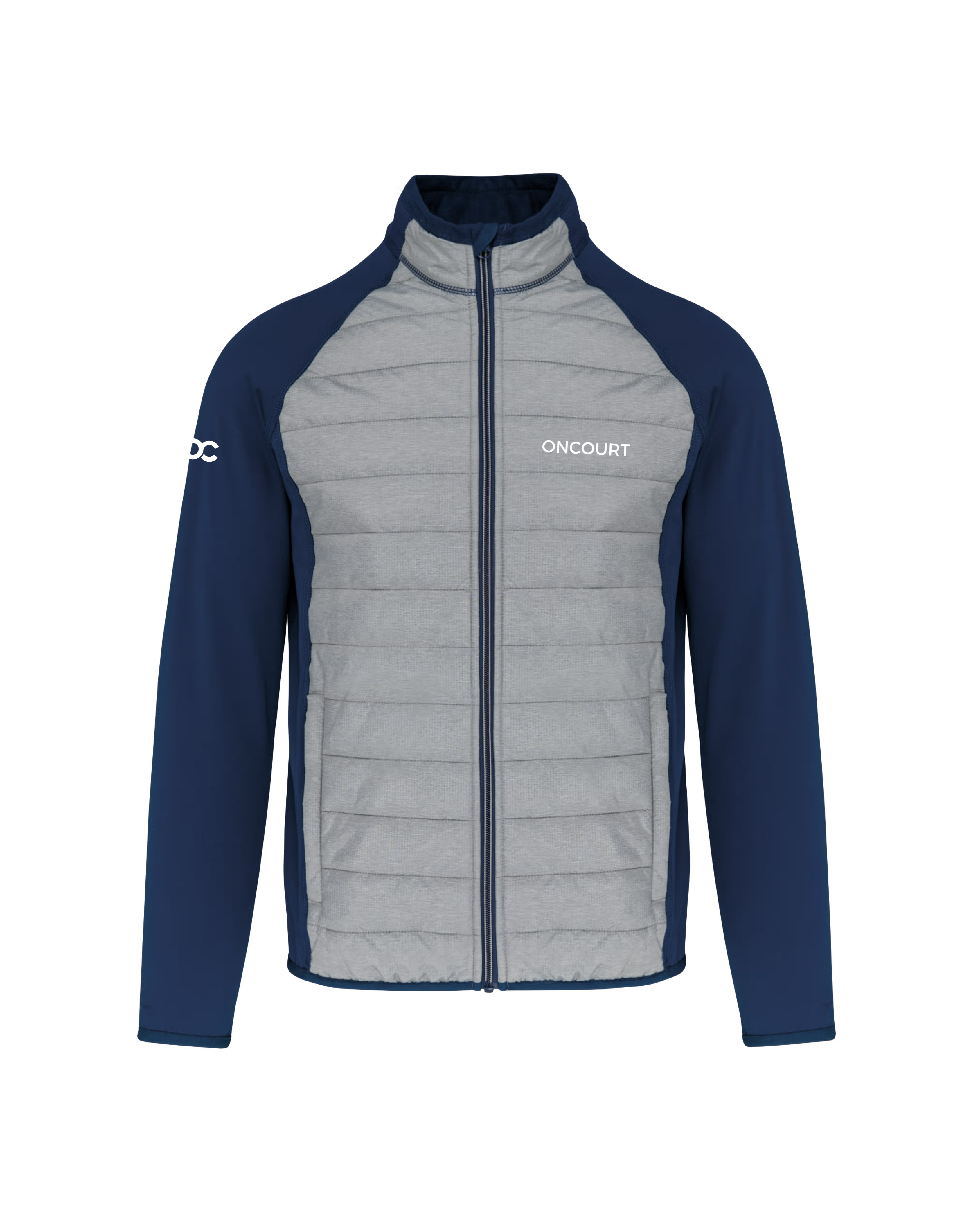 Pufferjacket light grey/navy