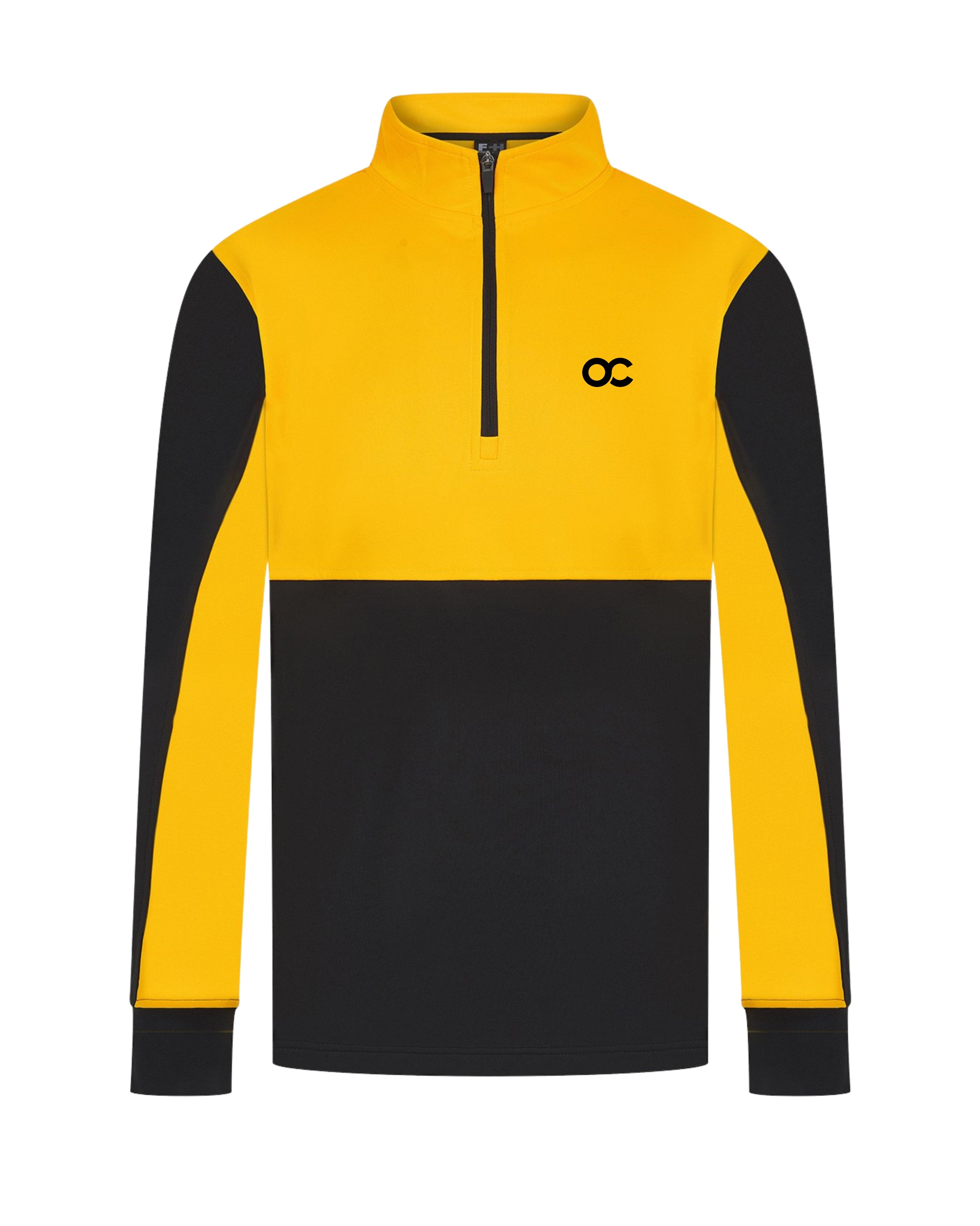 Teamwear half zip black/gold