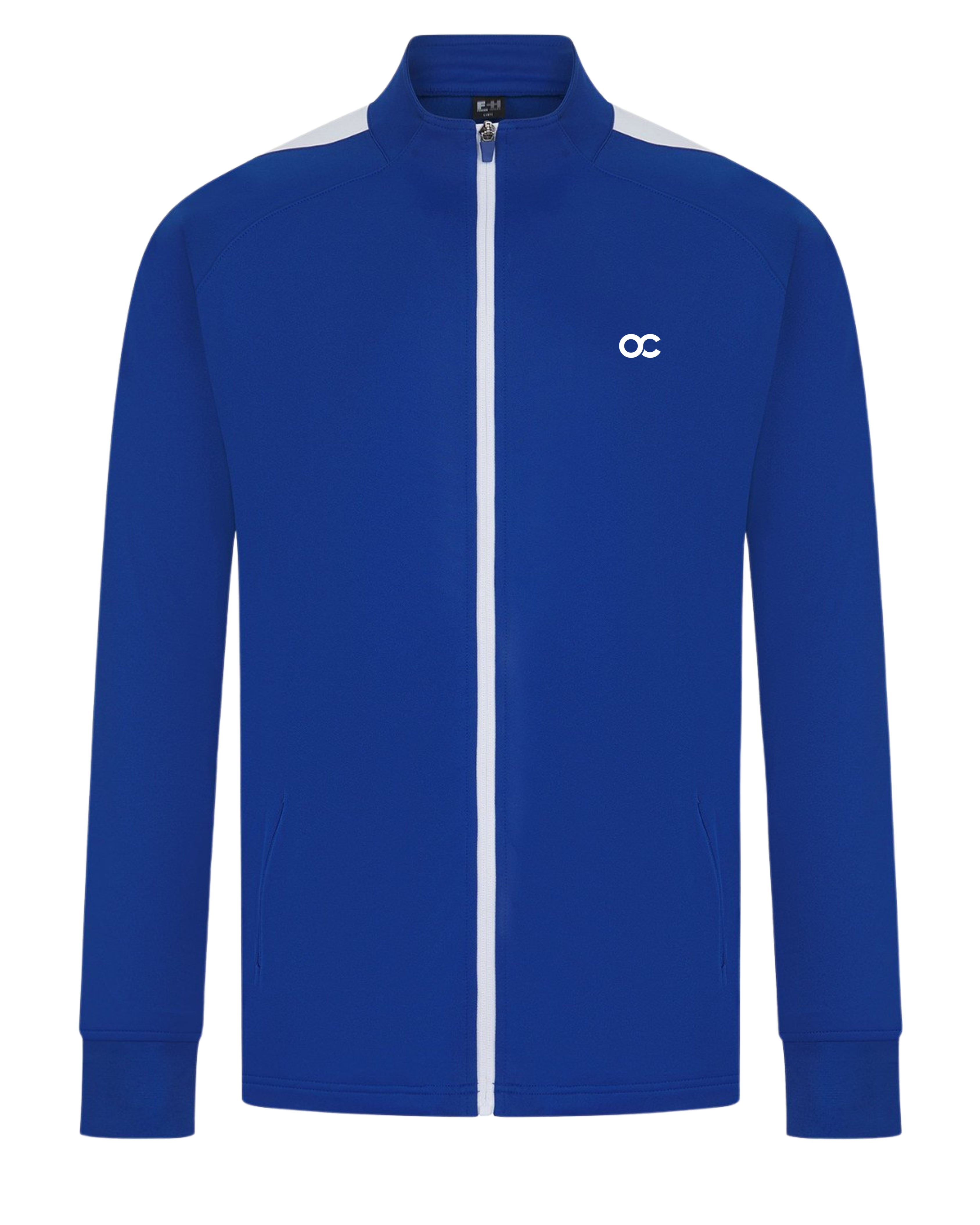 Teamwear jacket royal/white